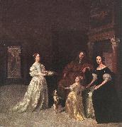 OCHTERVELT, Jacob A Family Group wer8 oil painting reproduction